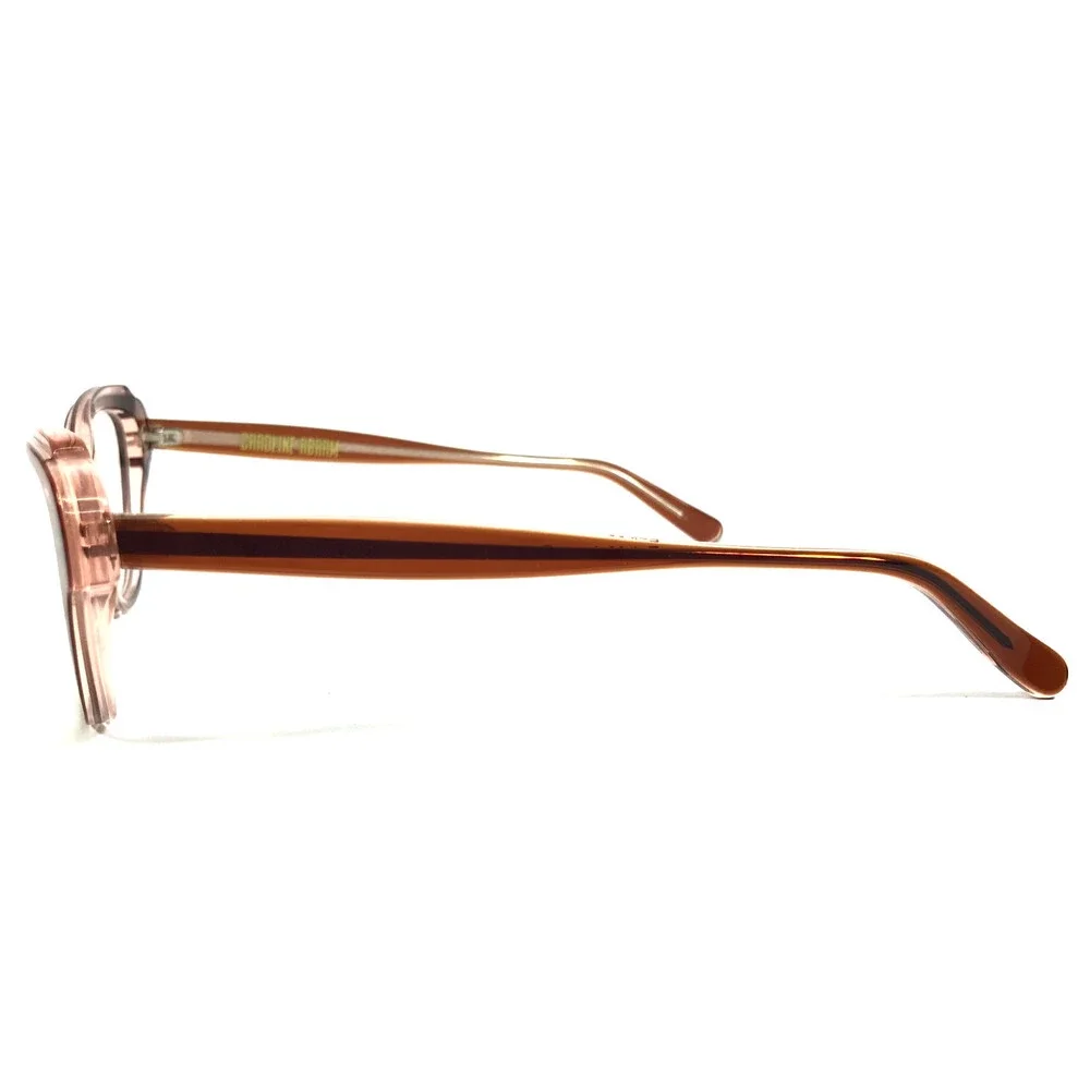 Caroline Abram Eyeglasses Frames BINETTE 43 Clear Reddish Brown 51-19-140